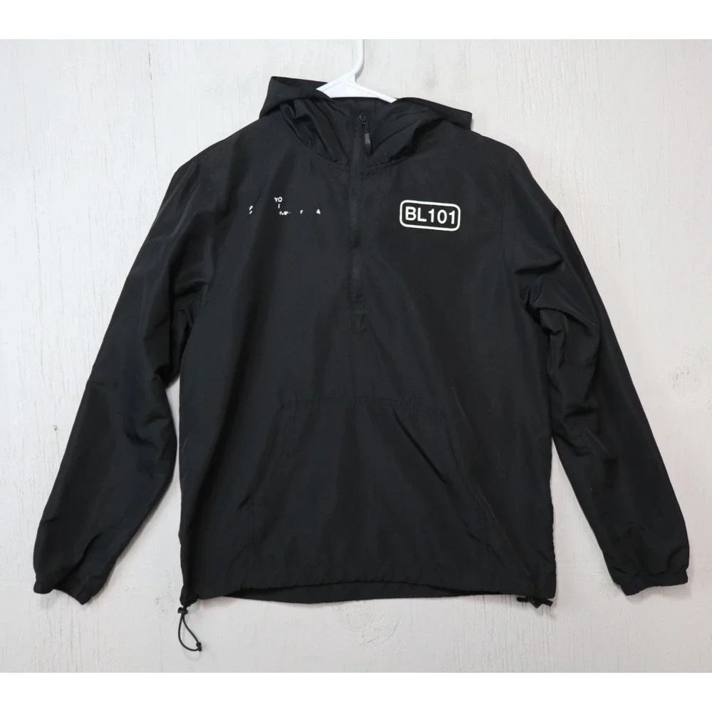 Baseball Lifestyle 101 B101 BSBL Performance Windbreaker Pullover Youth L Large